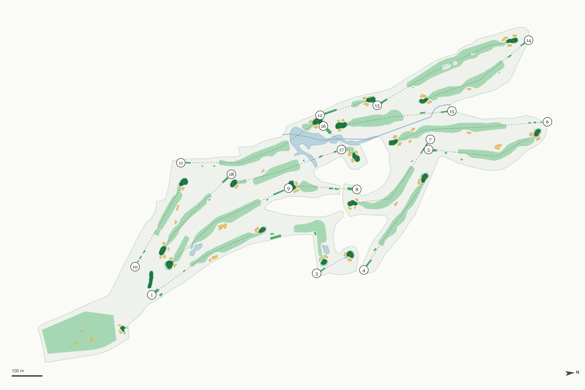 Map of Cameron Park Country Club