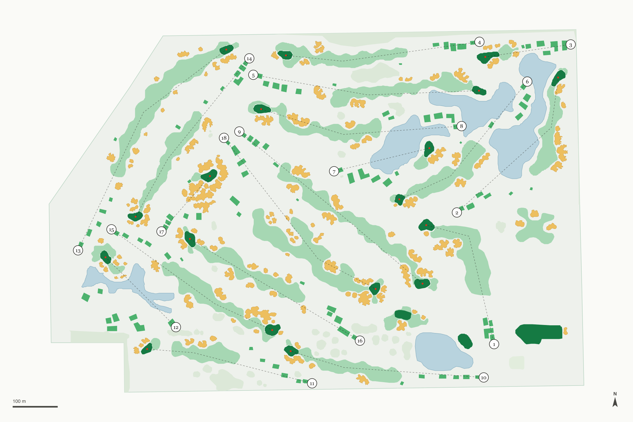 Map of Purgatory Golf Club