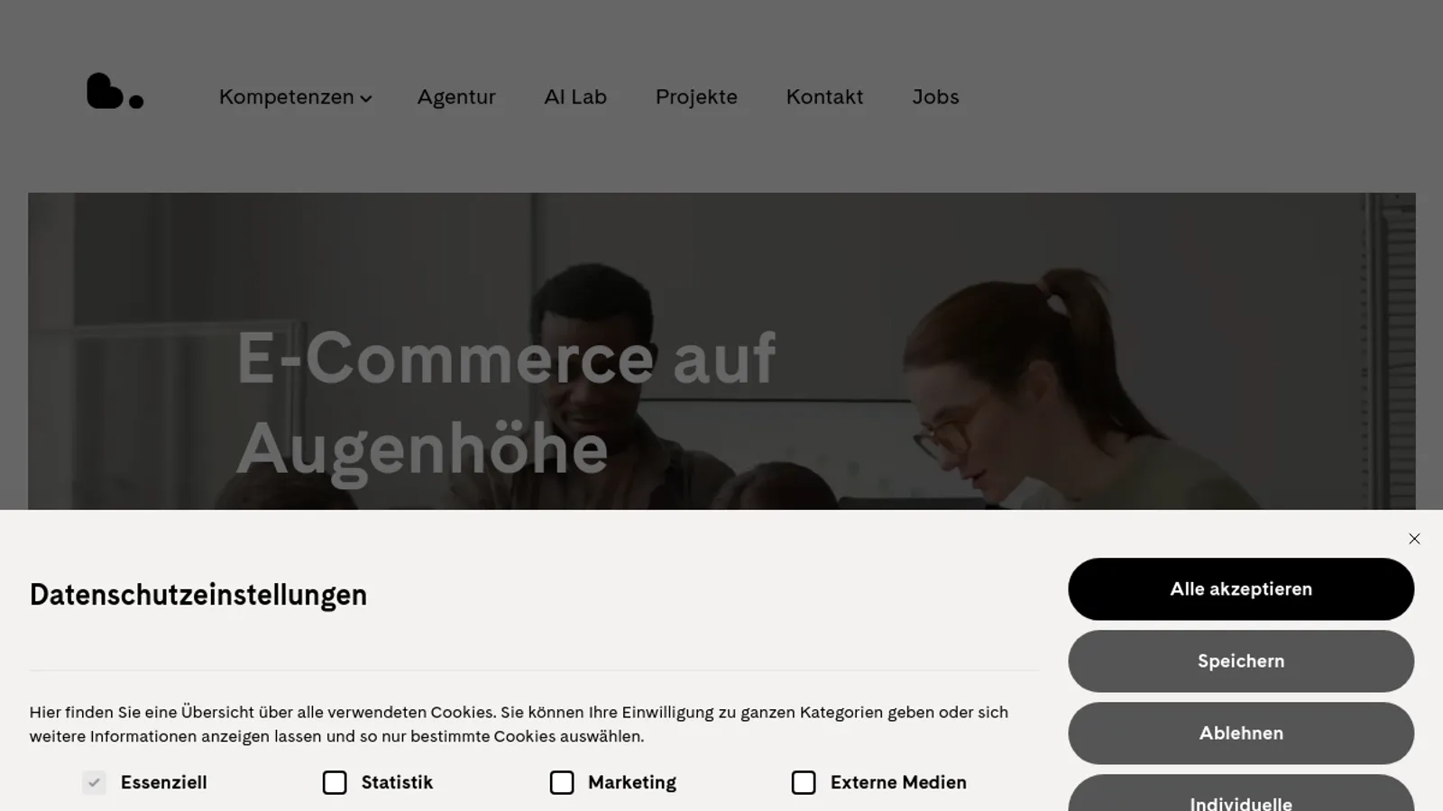 Screenshot of the BUZZWOO! GmbH & Co. KG homepage