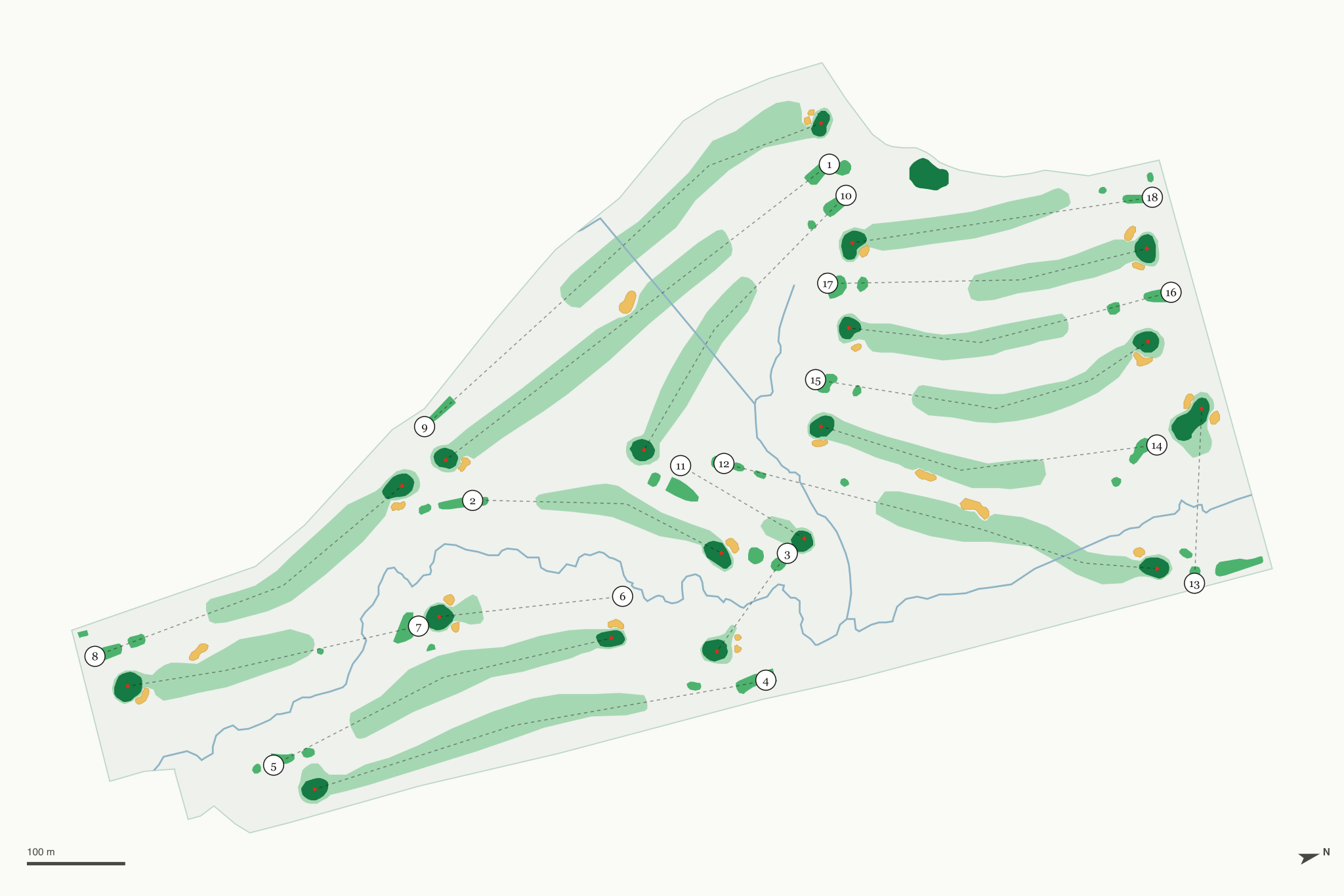 Map of West Seattle Golf Course