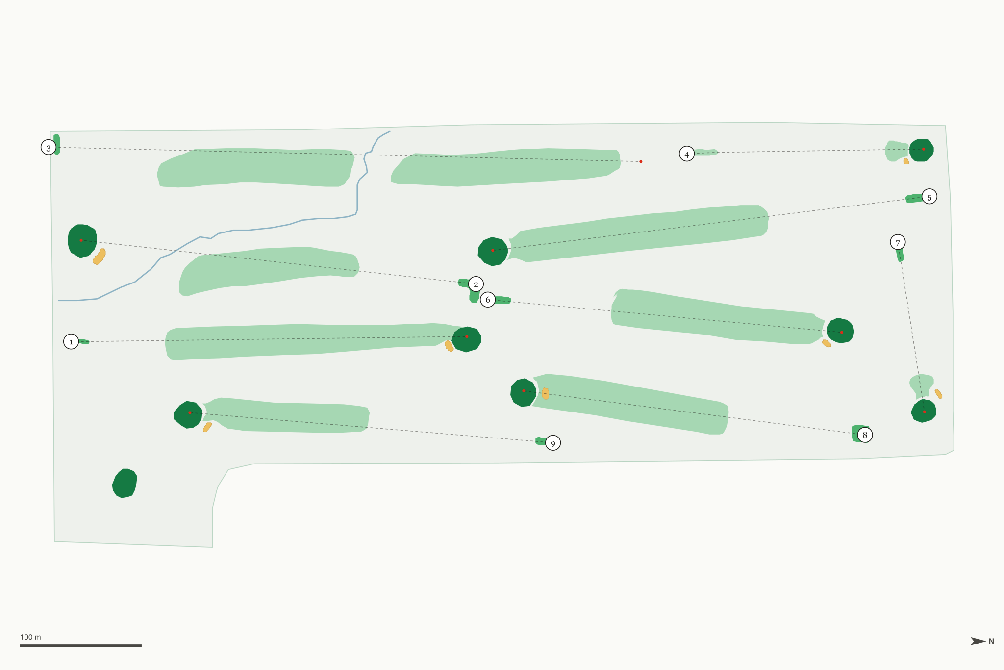 Map of Birch Run Golf Club