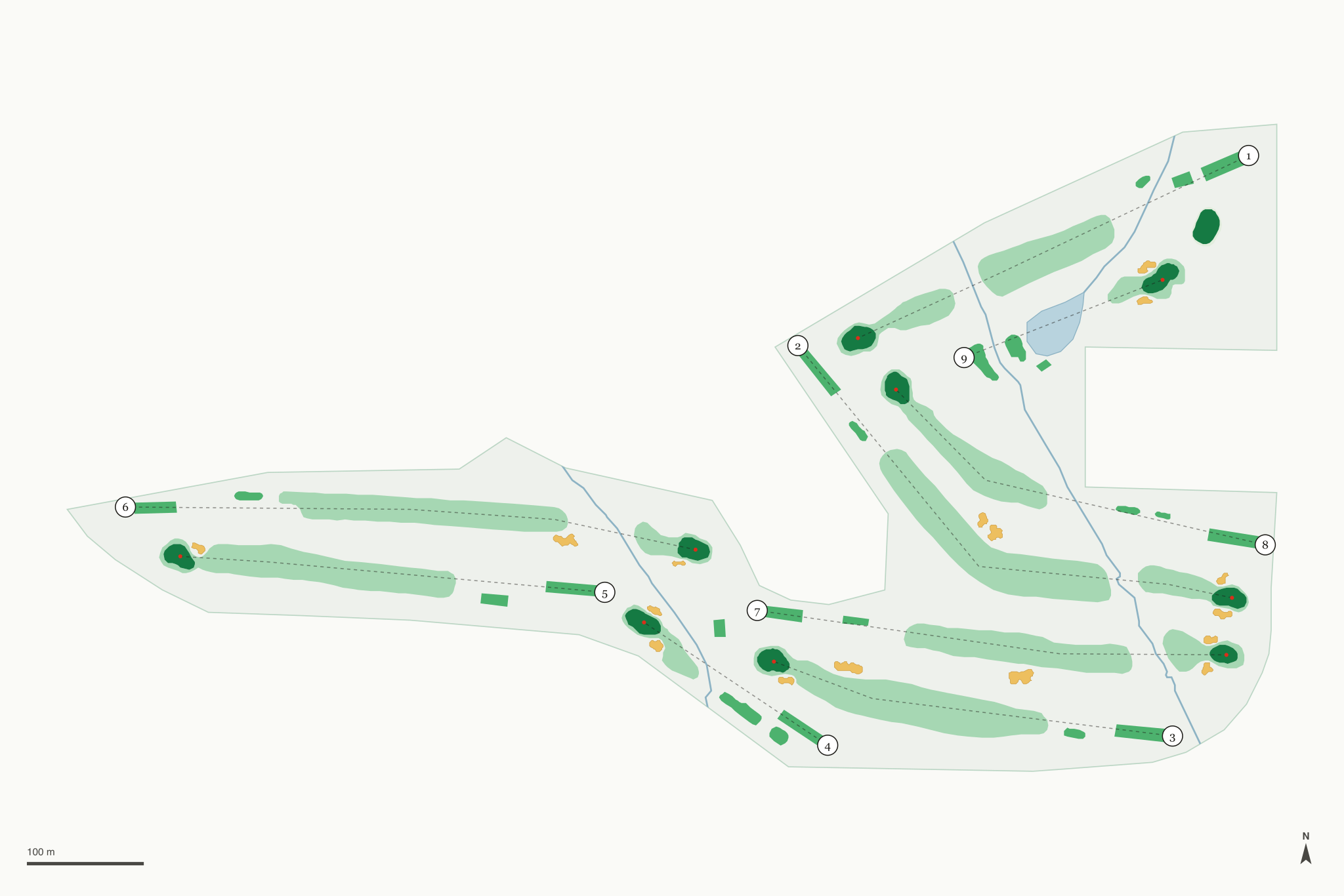 Map of Ballwin Golf Course