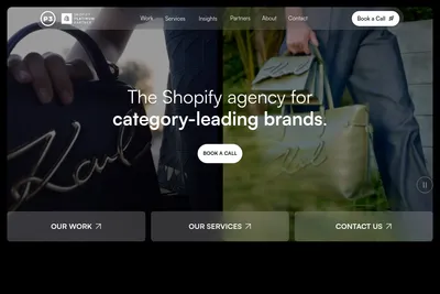 Screenshot of the P3 Media homepage
