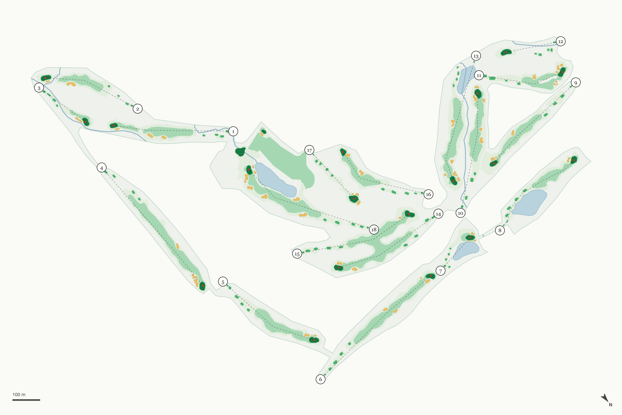 Map of Flagstaff Ranch Golf Club