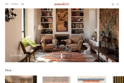 Screenshot of the Supremore homepage