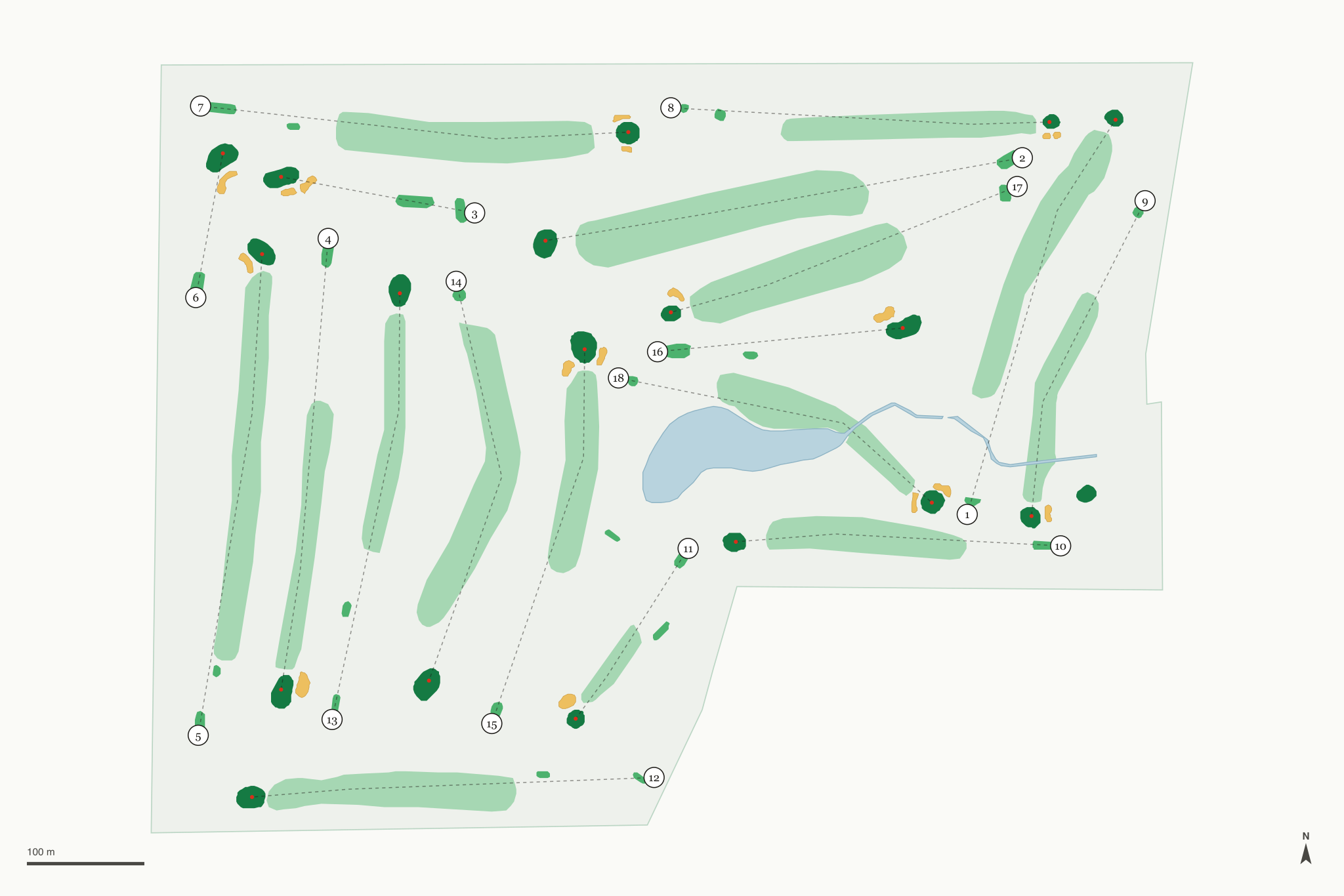 Map of Westwood Golf Club