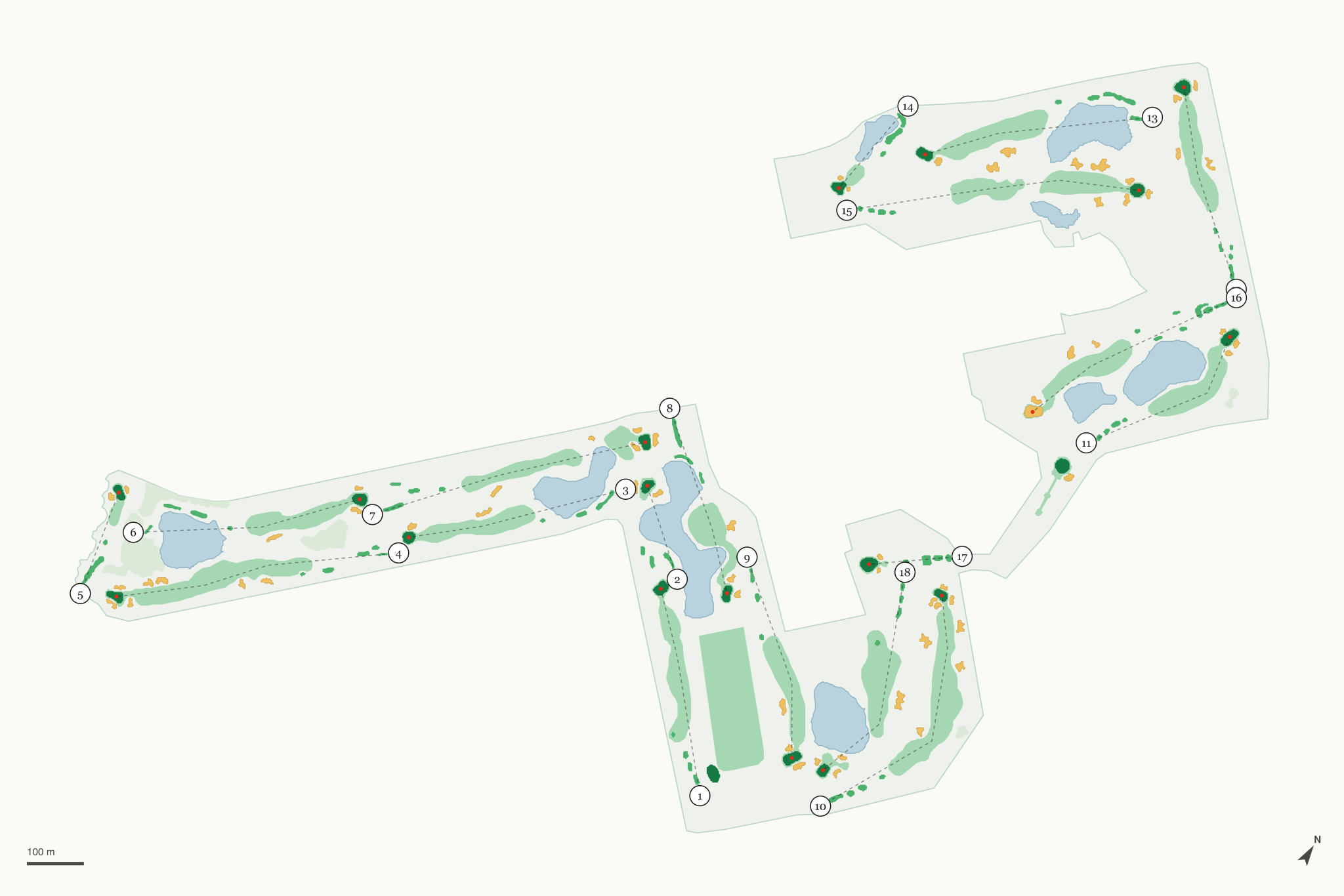 Map of Sebastian Municipal Golf Course