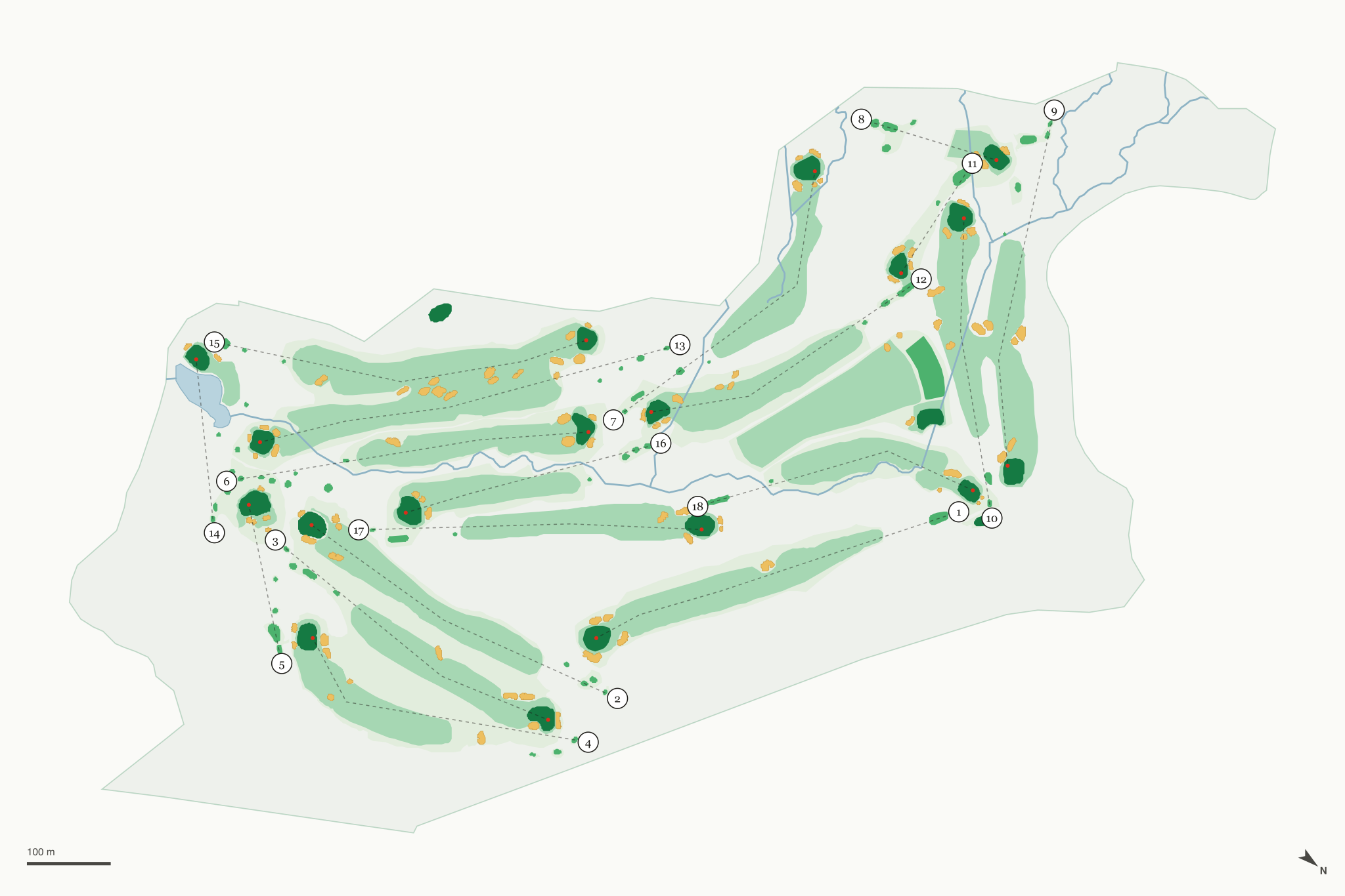 Map of Meadow Club