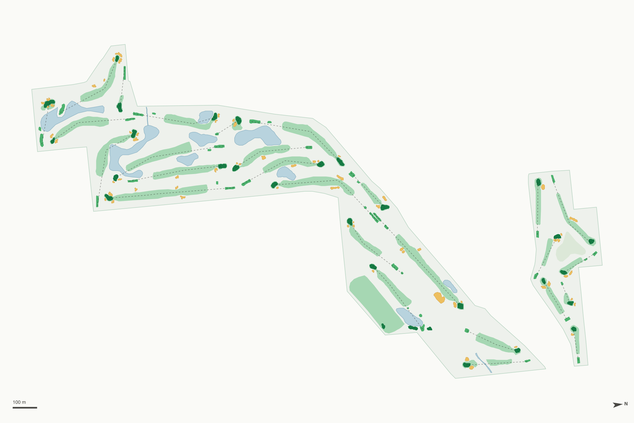 Map of Navy Golf Course