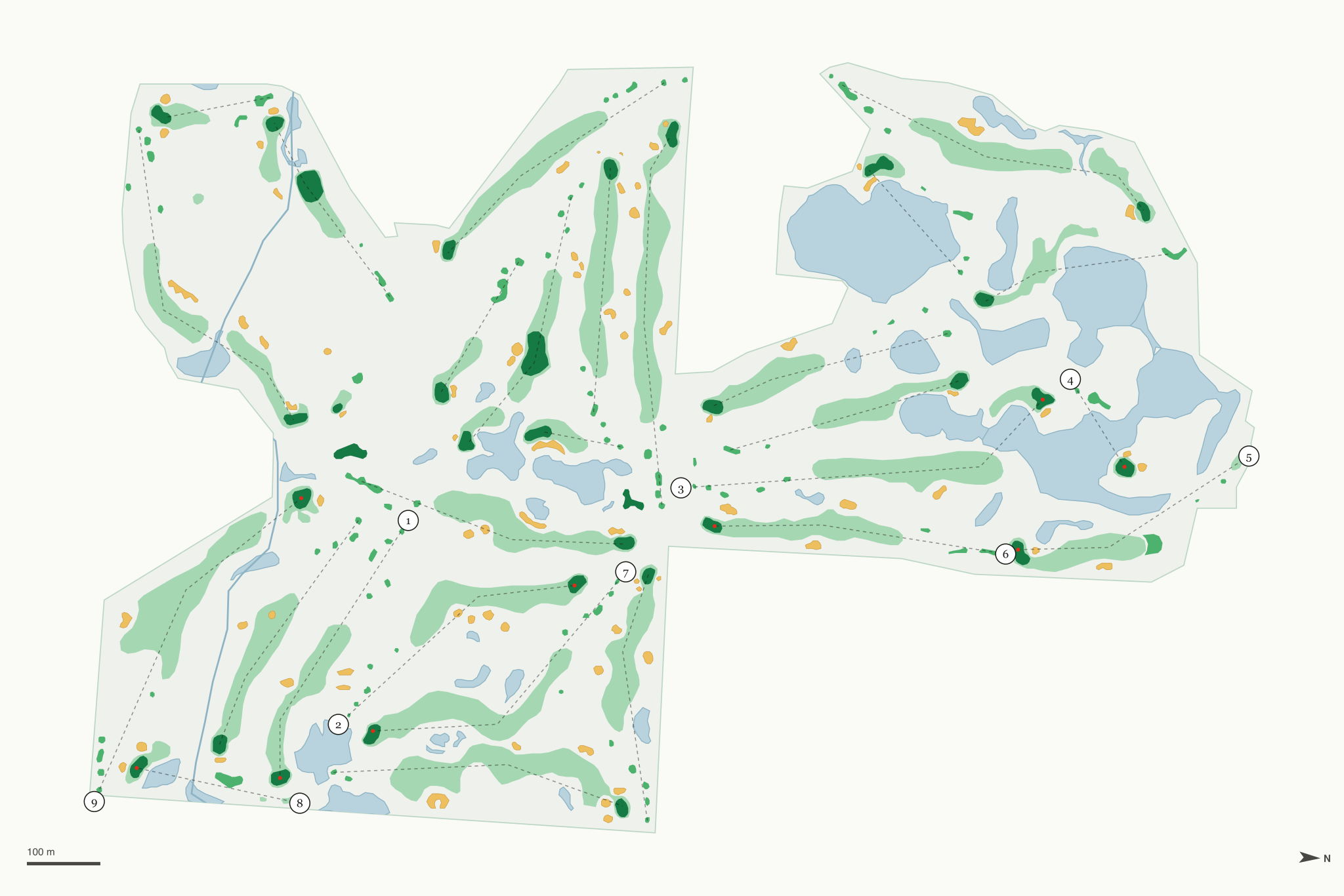 Map of Geneva Golf Club