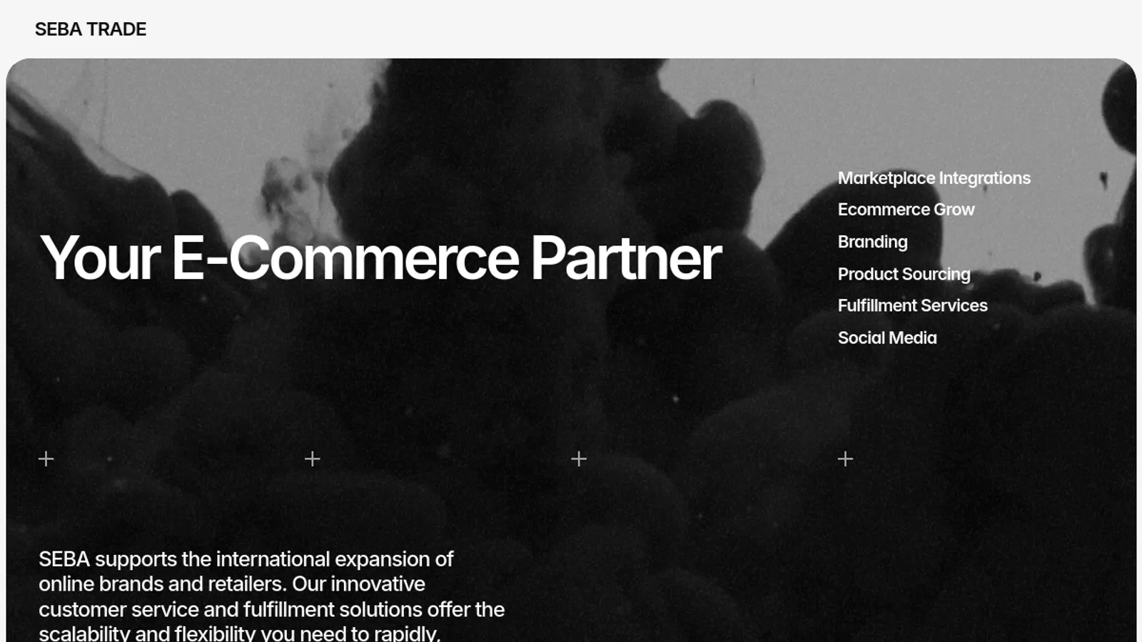 Screenshot of the KI Ecommerce Agentur homepage