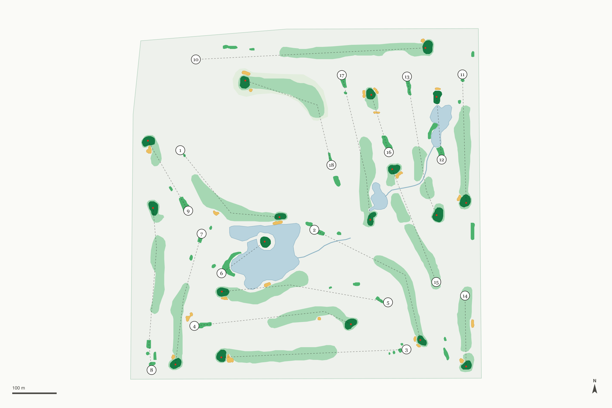 Map of Apache Creek Golf Club