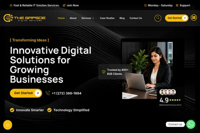 Screenshot of the Kantish Kumar homepage