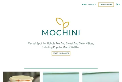 Mochini website homepage