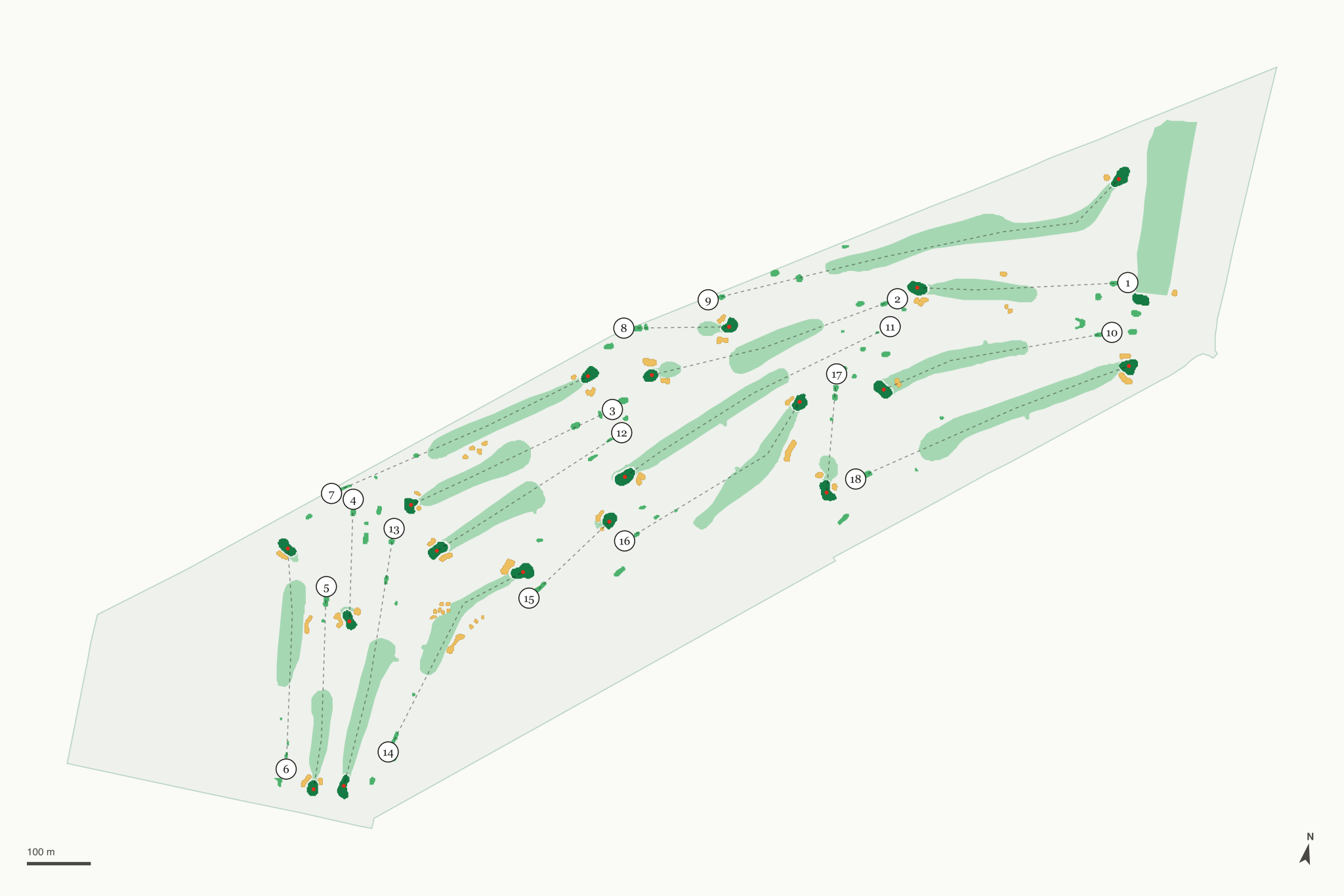 Map of Links Golf Club