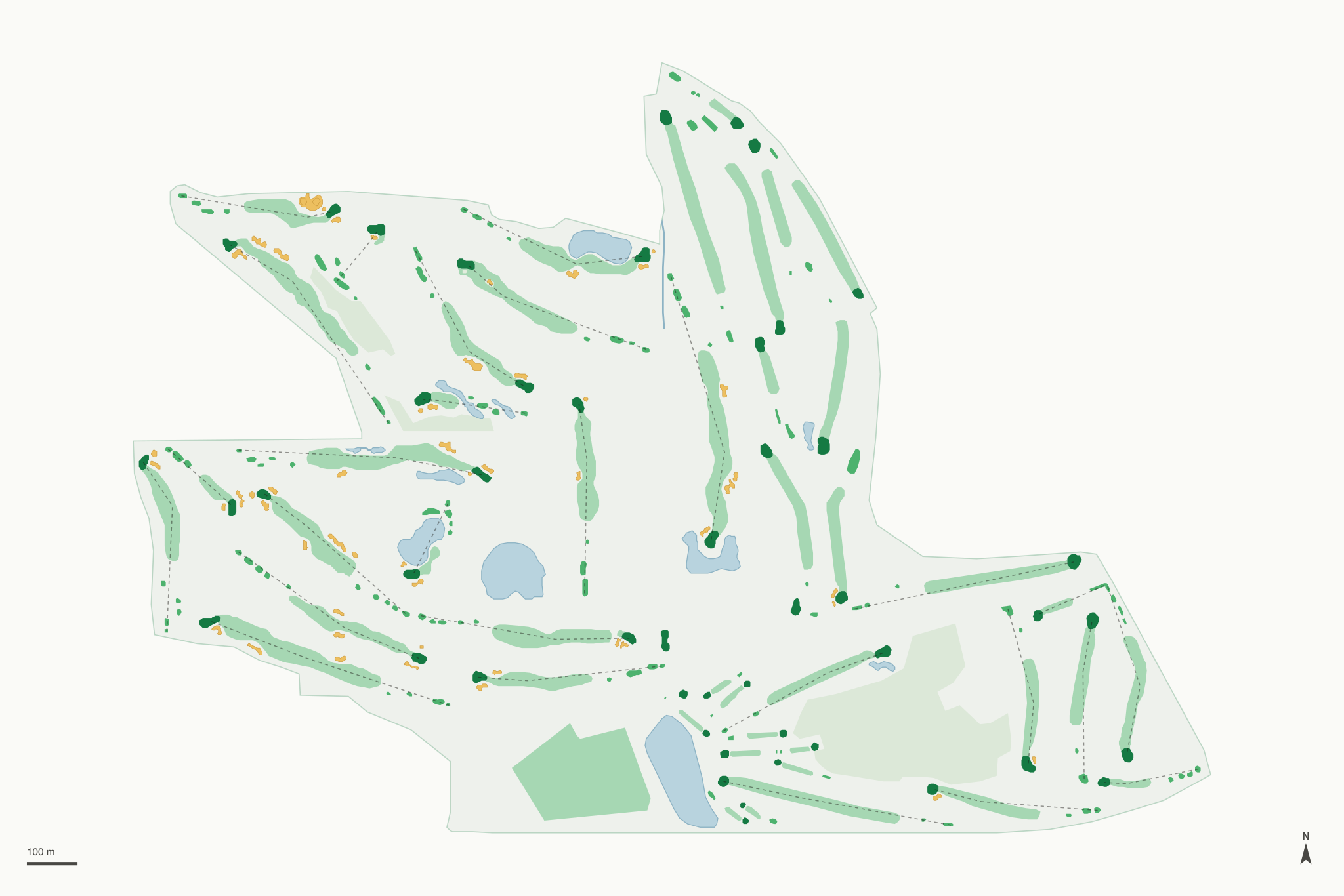 Map of Currie Golf Course