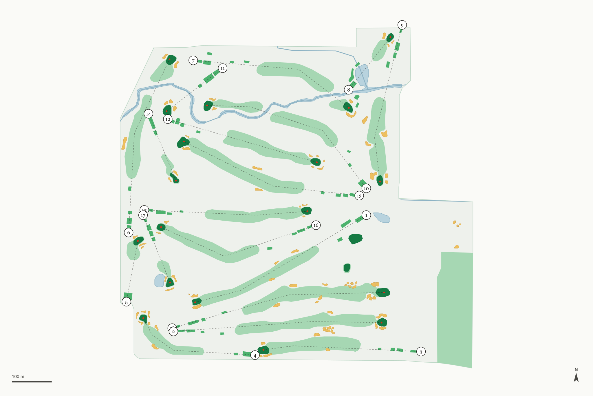 Map of The Club at Golden Valley