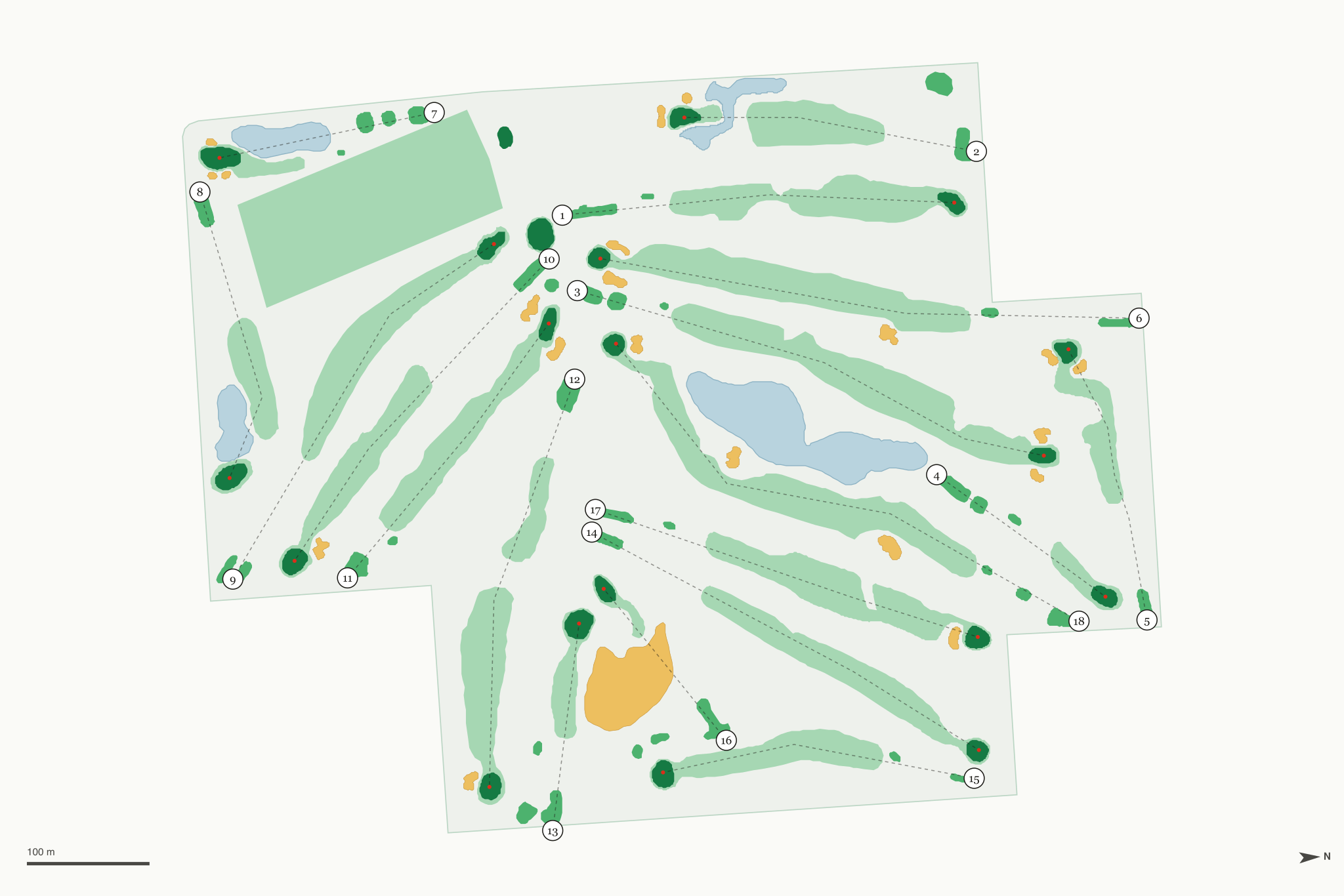 Map of Meadowlark Golf Club