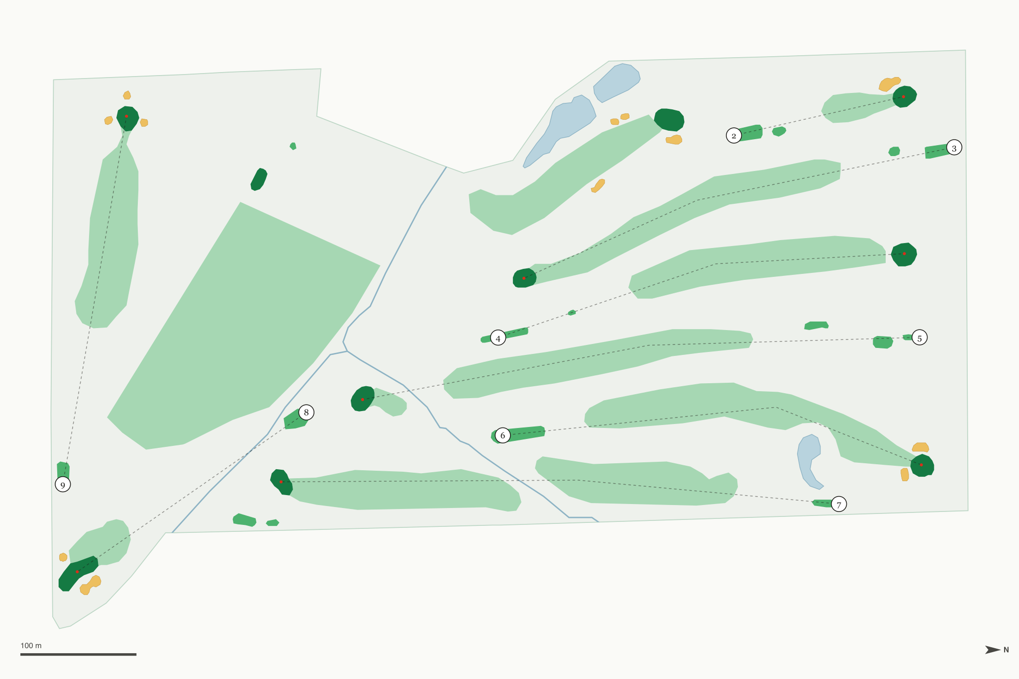 Map of Hamilton Golf Club