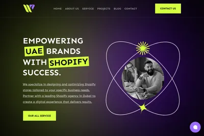 Screenshot of the WebCareLabs homepage