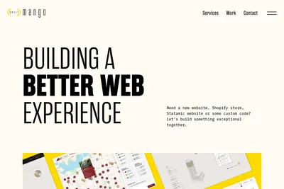 Screenshot of the SplitMango Media Inc. homepage