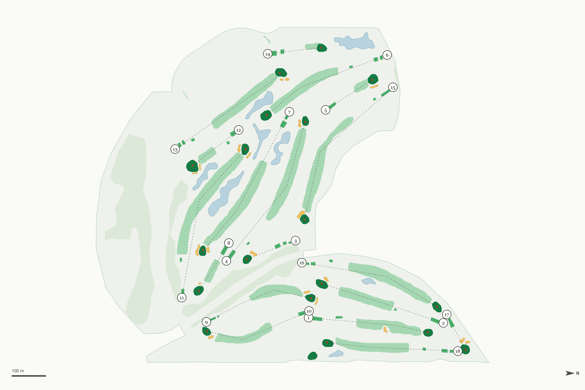Map of Columbia Golf Club