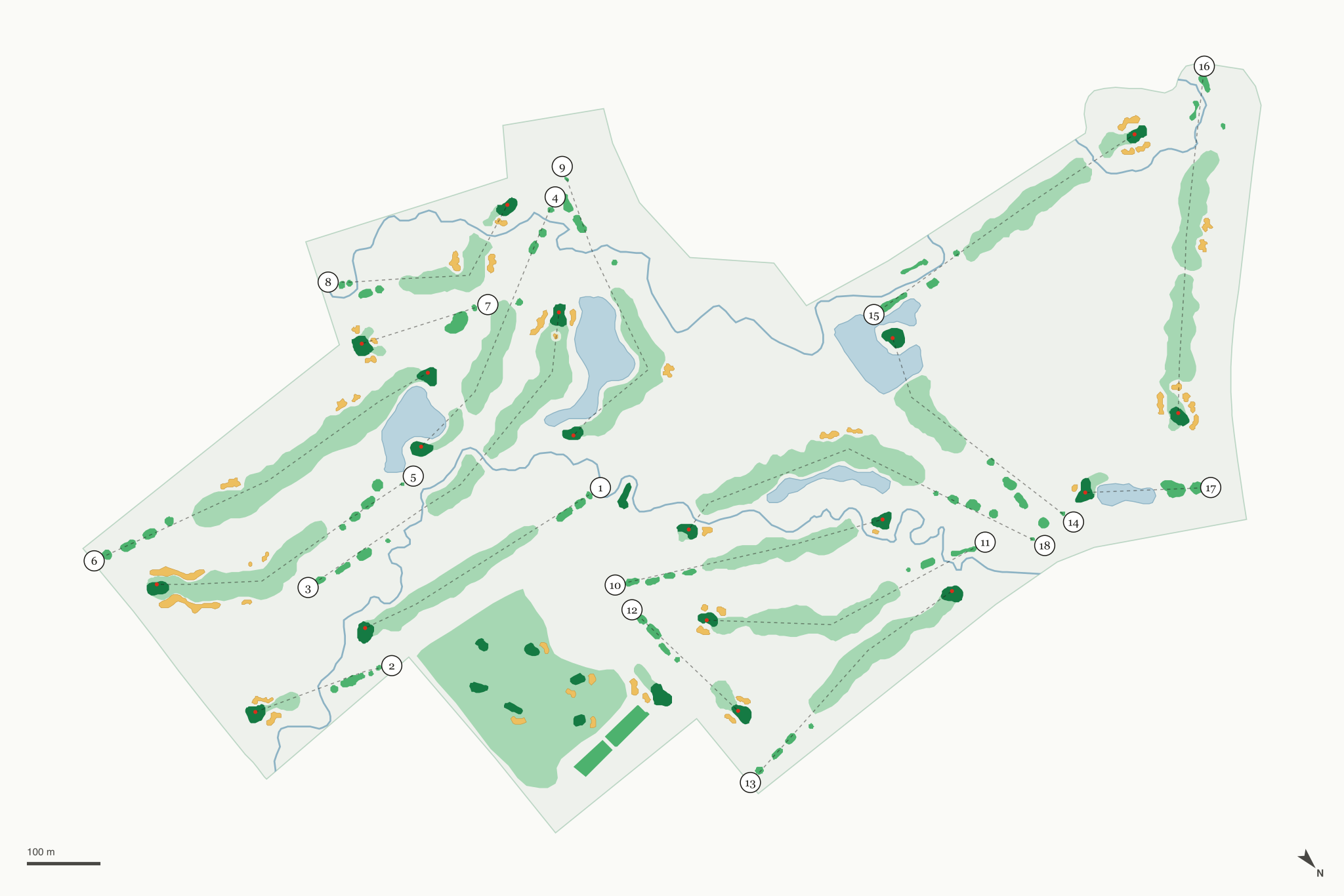 Map of Rattlesnake Ridge Golf Club