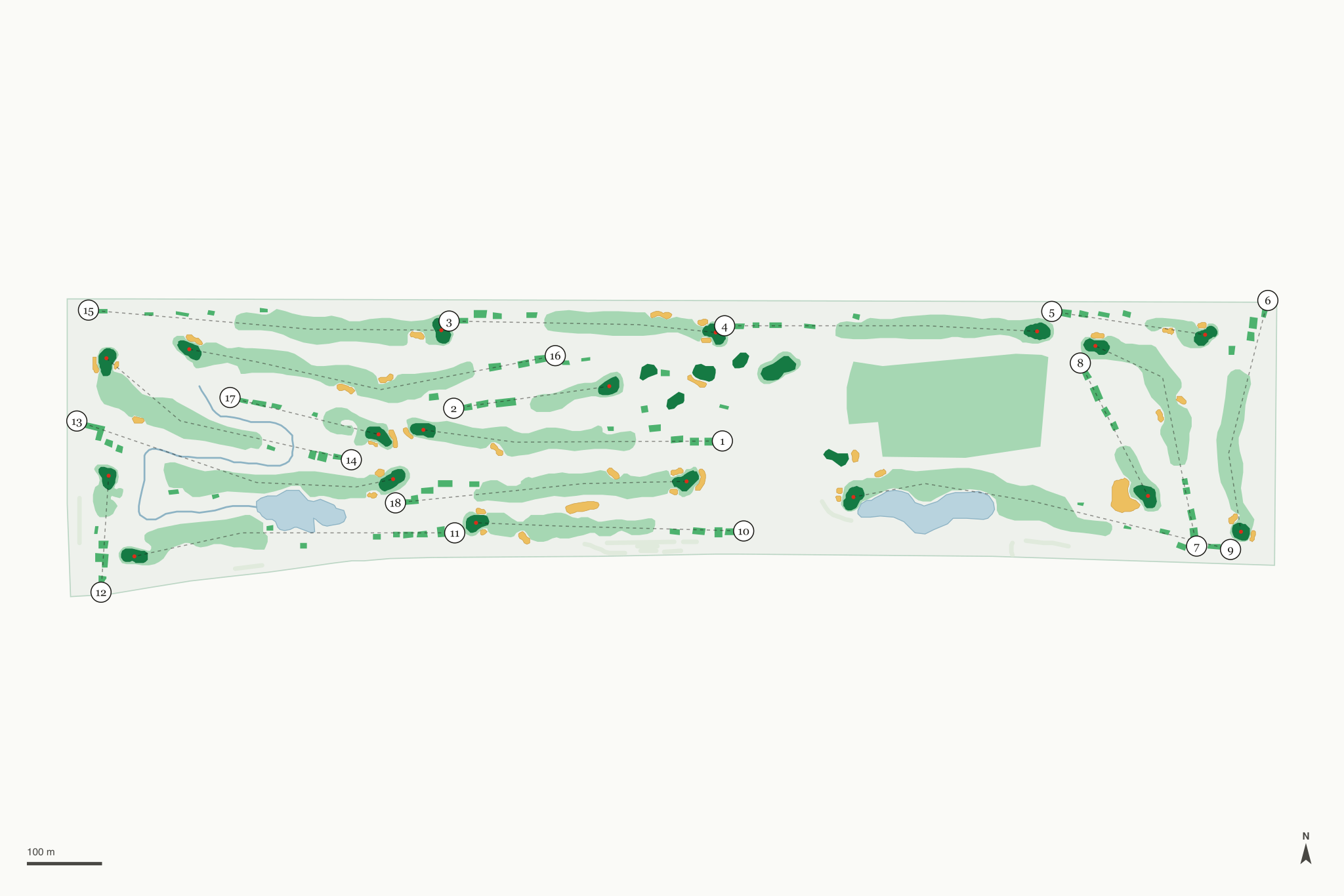 Map of City Park Golf Course