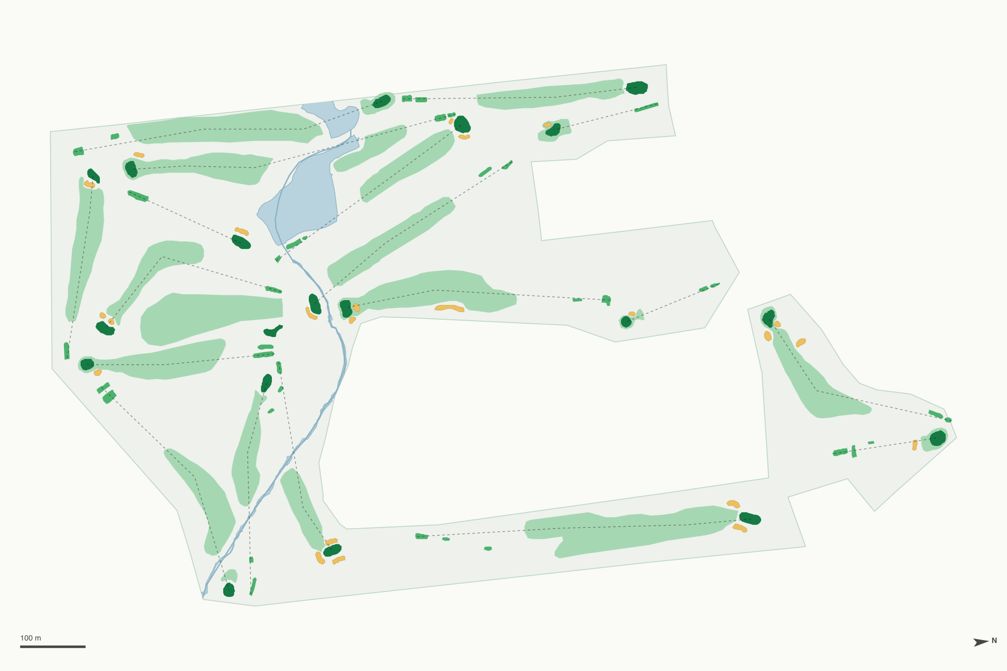 Map of Griffin Golf Course