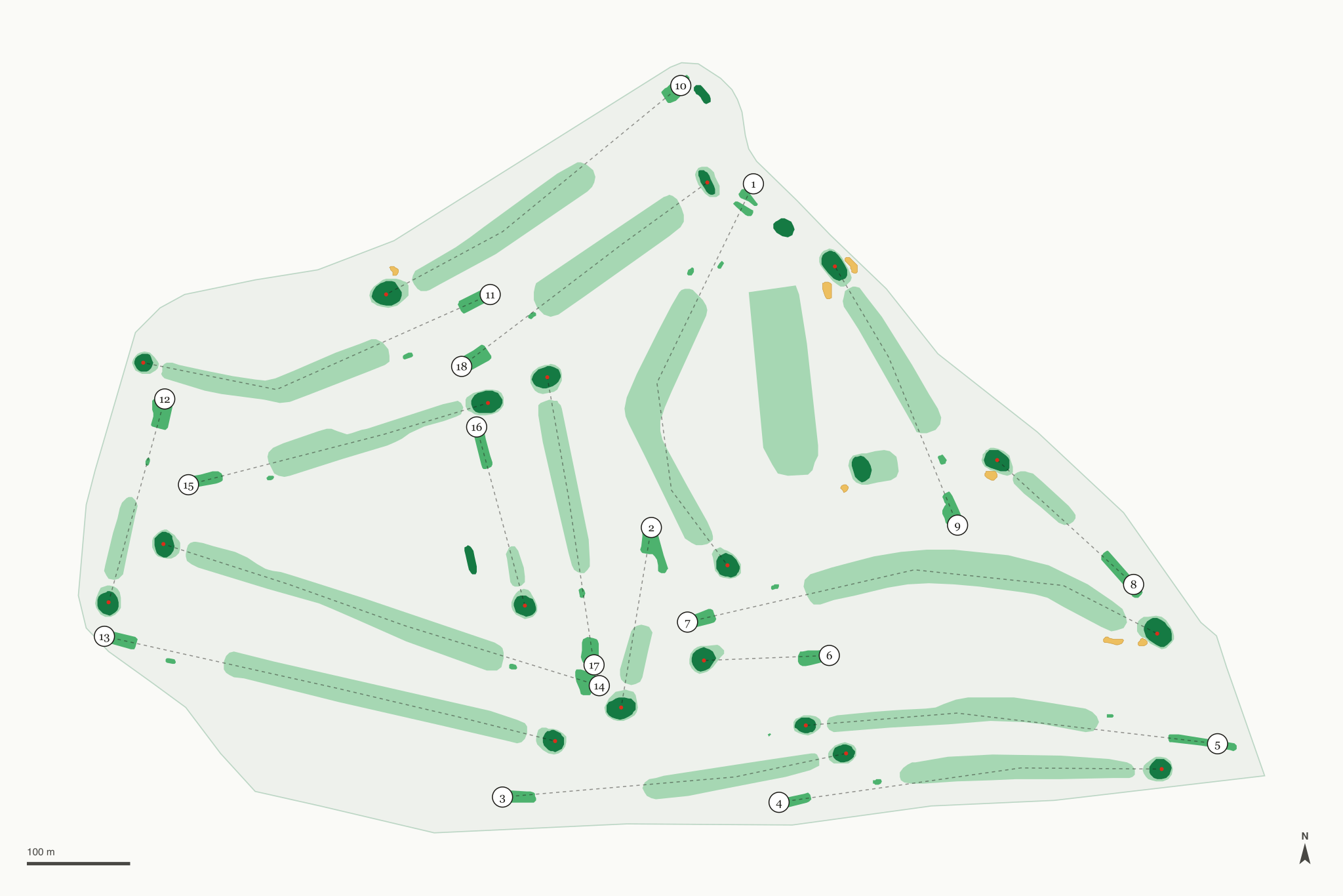 Map of Downriver Golf Course