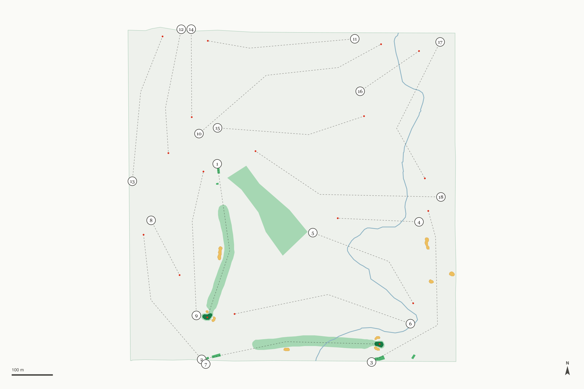 Map of Madera Golf and Country Club