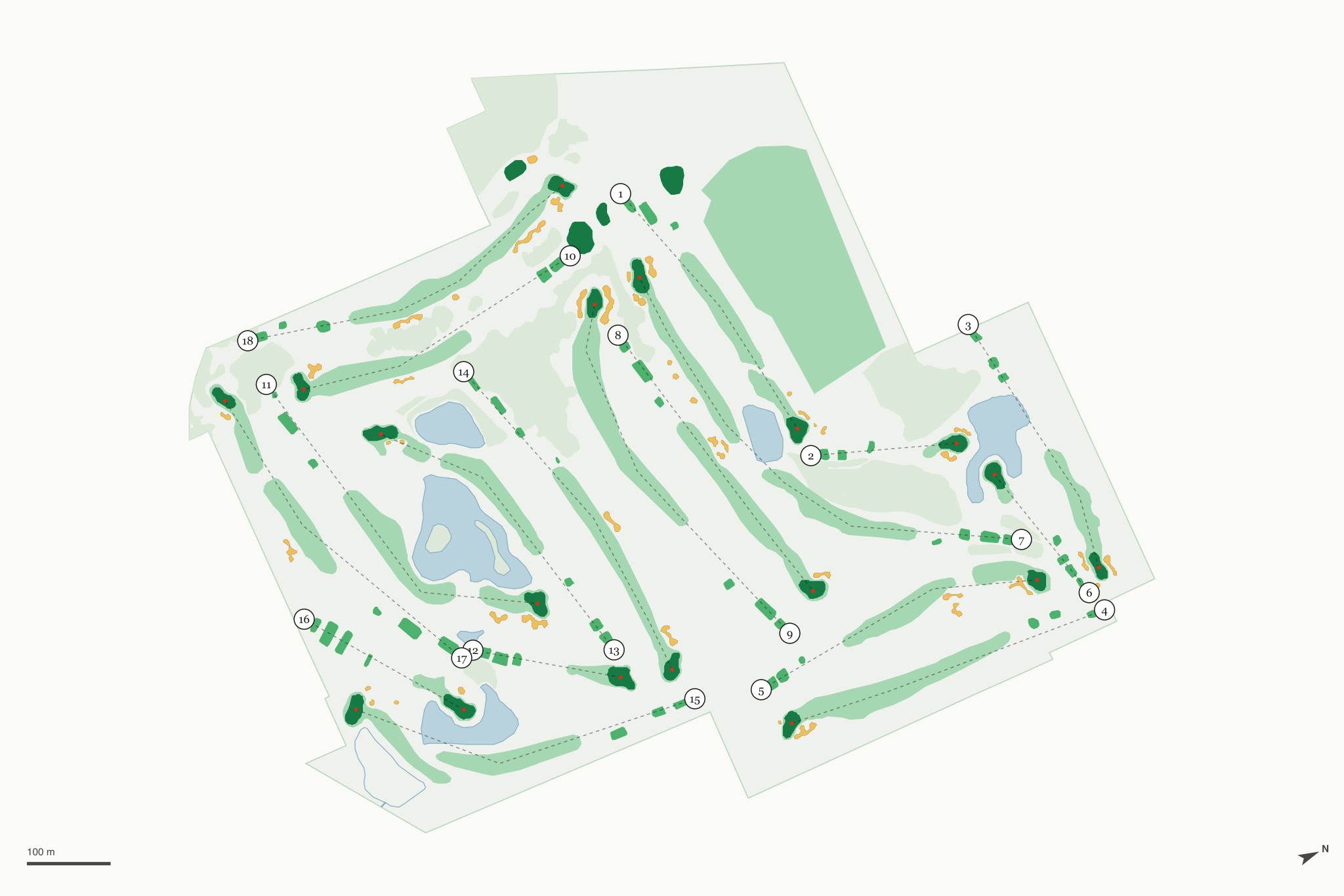 Map of RedTail Golf Center