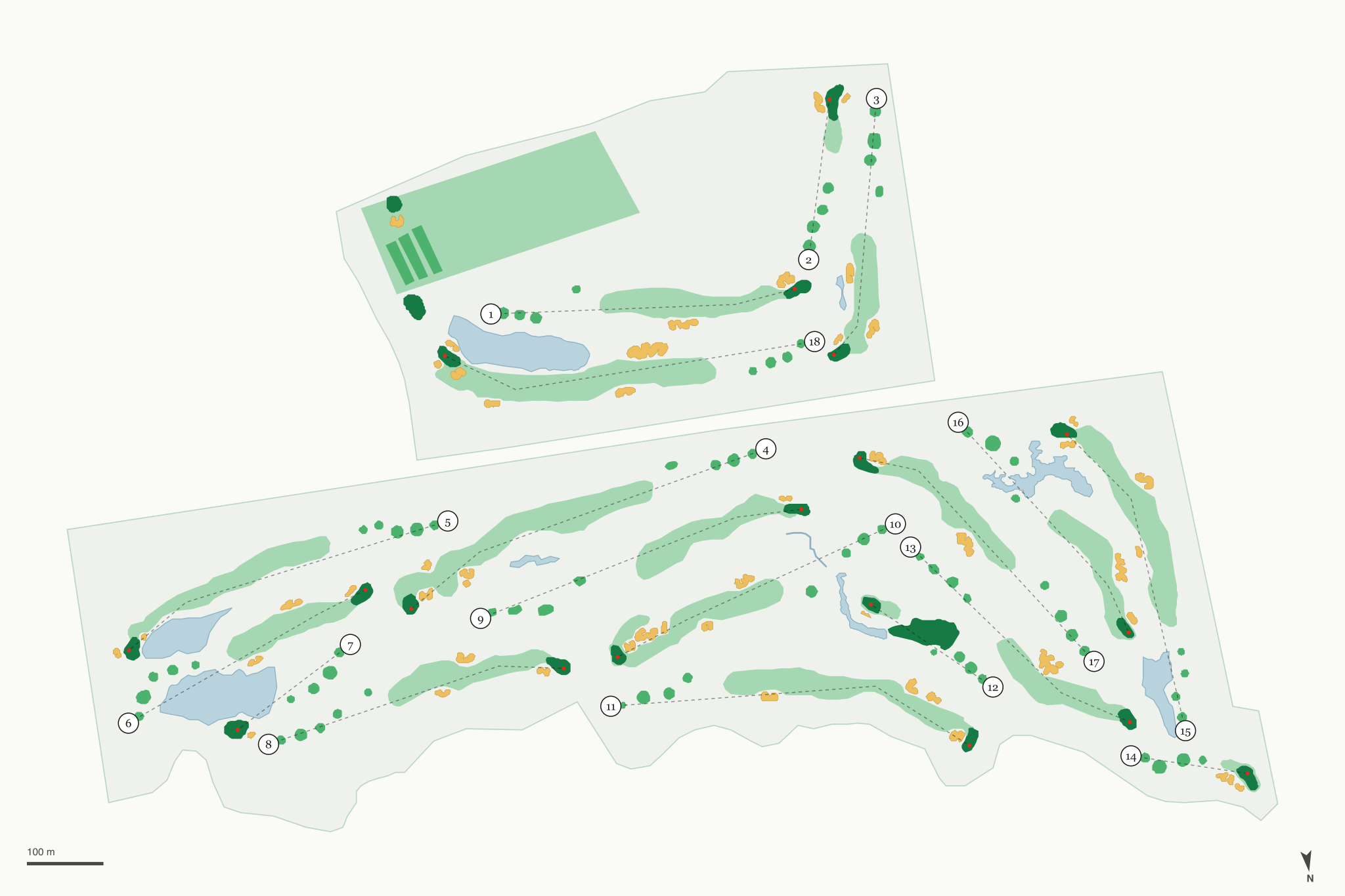 Map of Belterra Golf Club