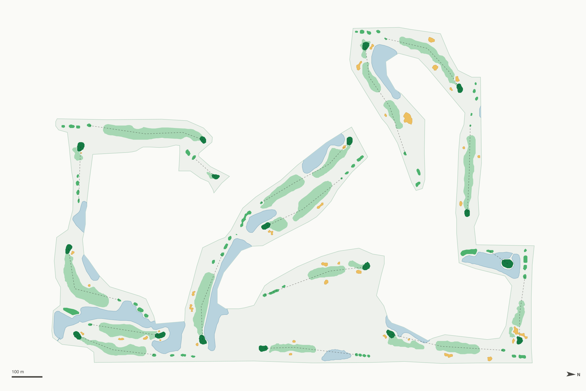 Map of Cherry Hill Golf Club