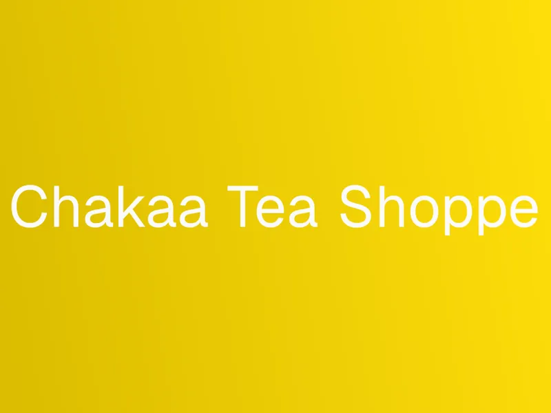 Chakaa Tea Shoppe
