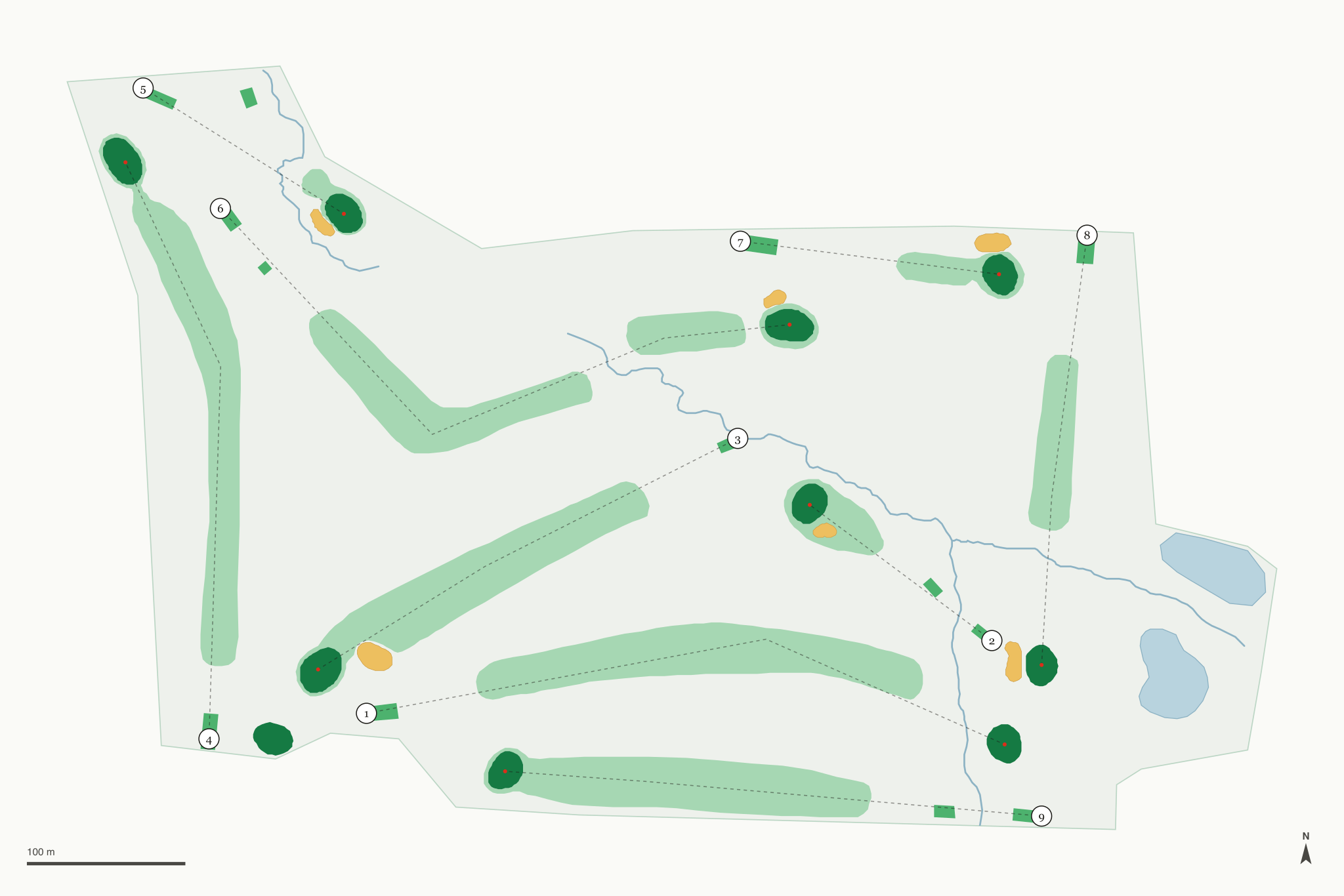 Map of Willow Run Country Club