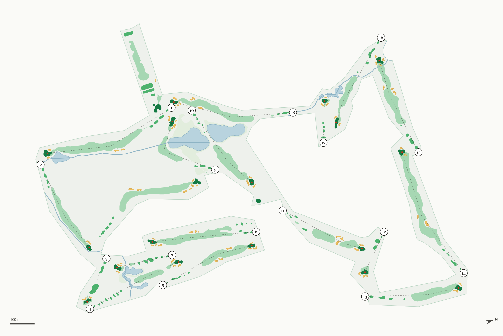 Map of Canterwood Country Club