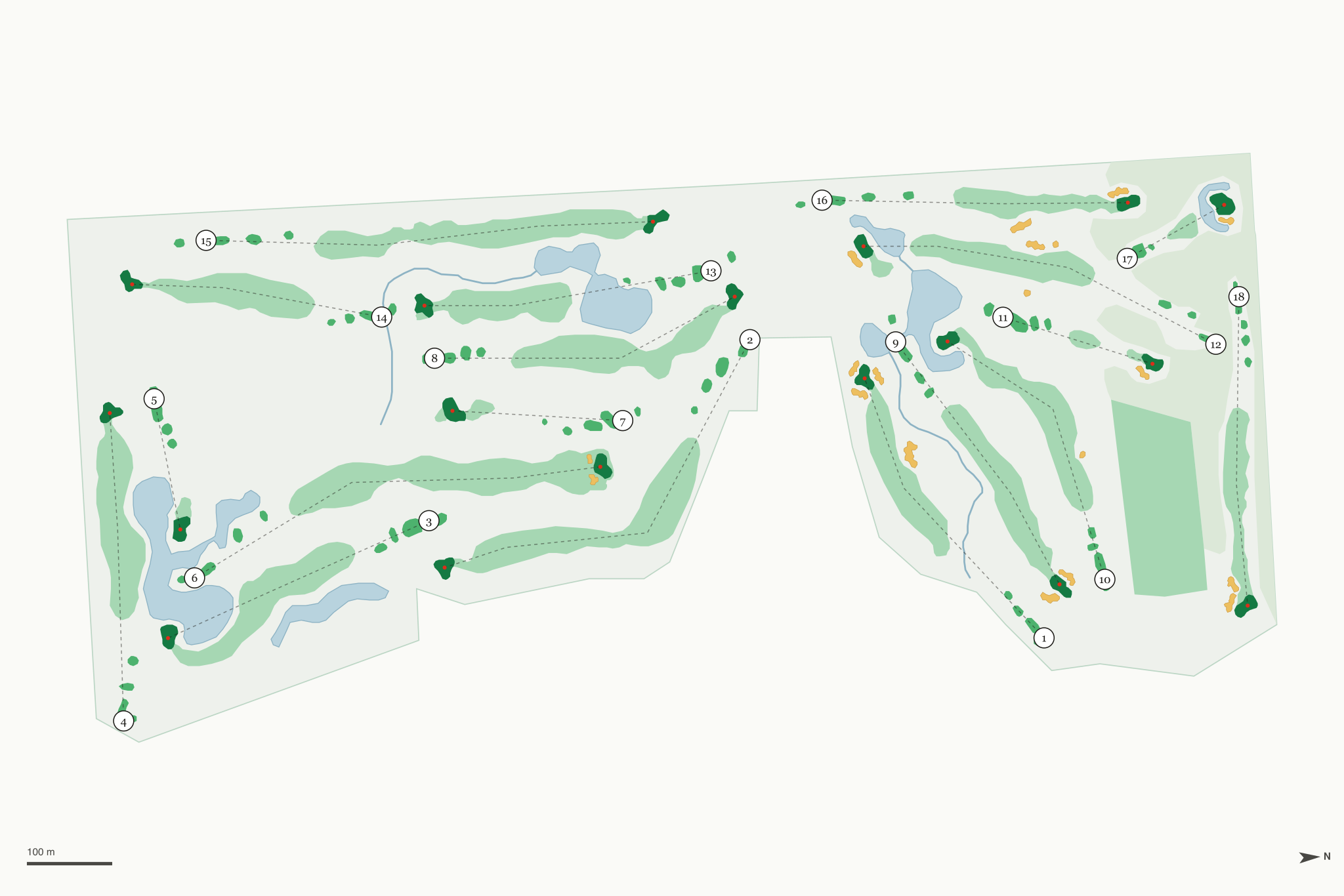 Map of GreyStone Golf Club