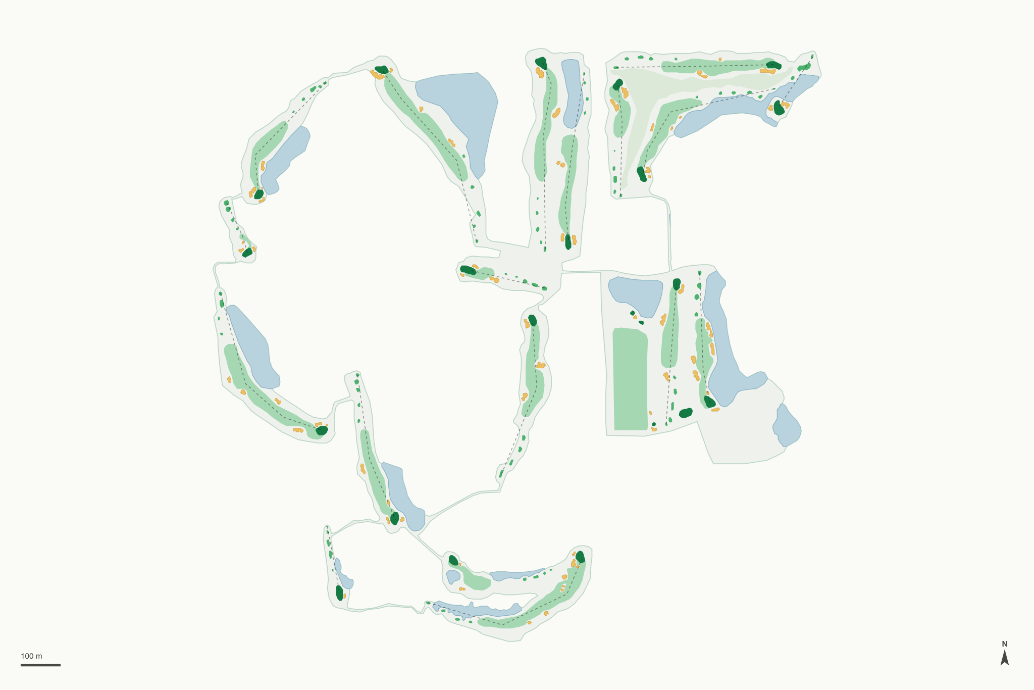 Map of The Colony Golf & Country Club