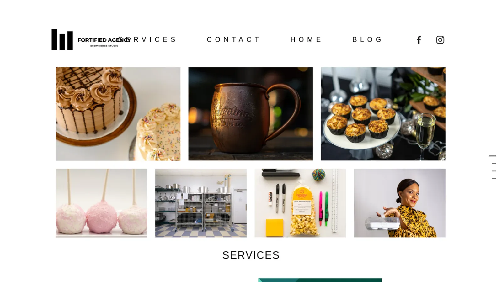 Screenshot of the Fortify Your Business homepage
