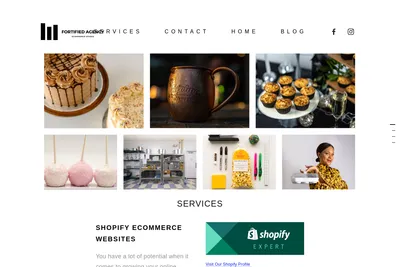 Screenshot of the Fortify Your Business homepage