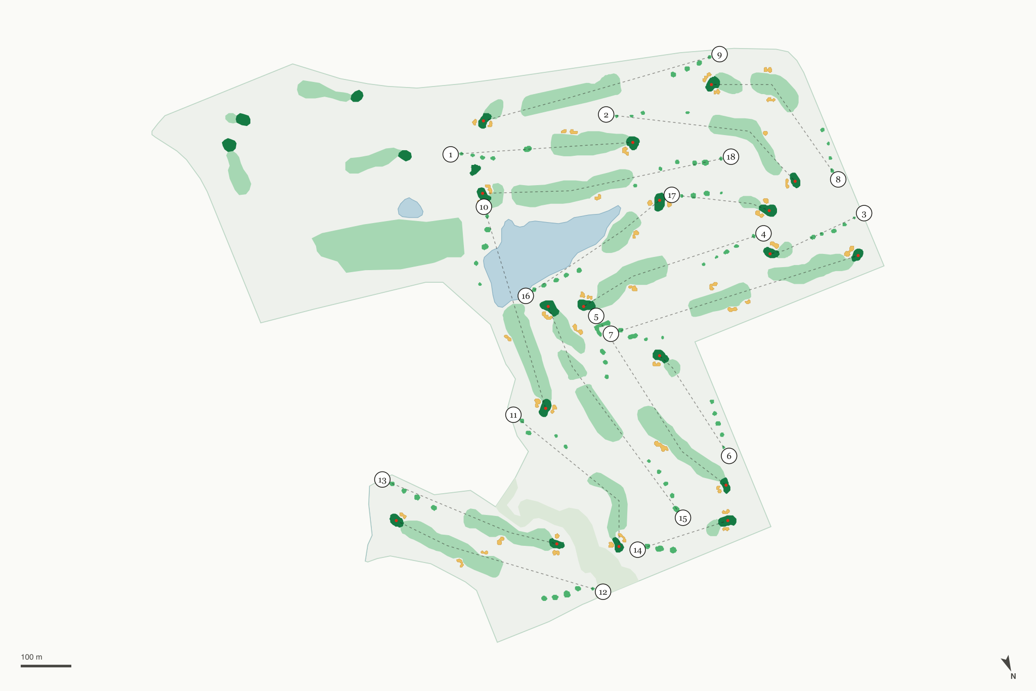 Map of Drumm Farm Golf Club