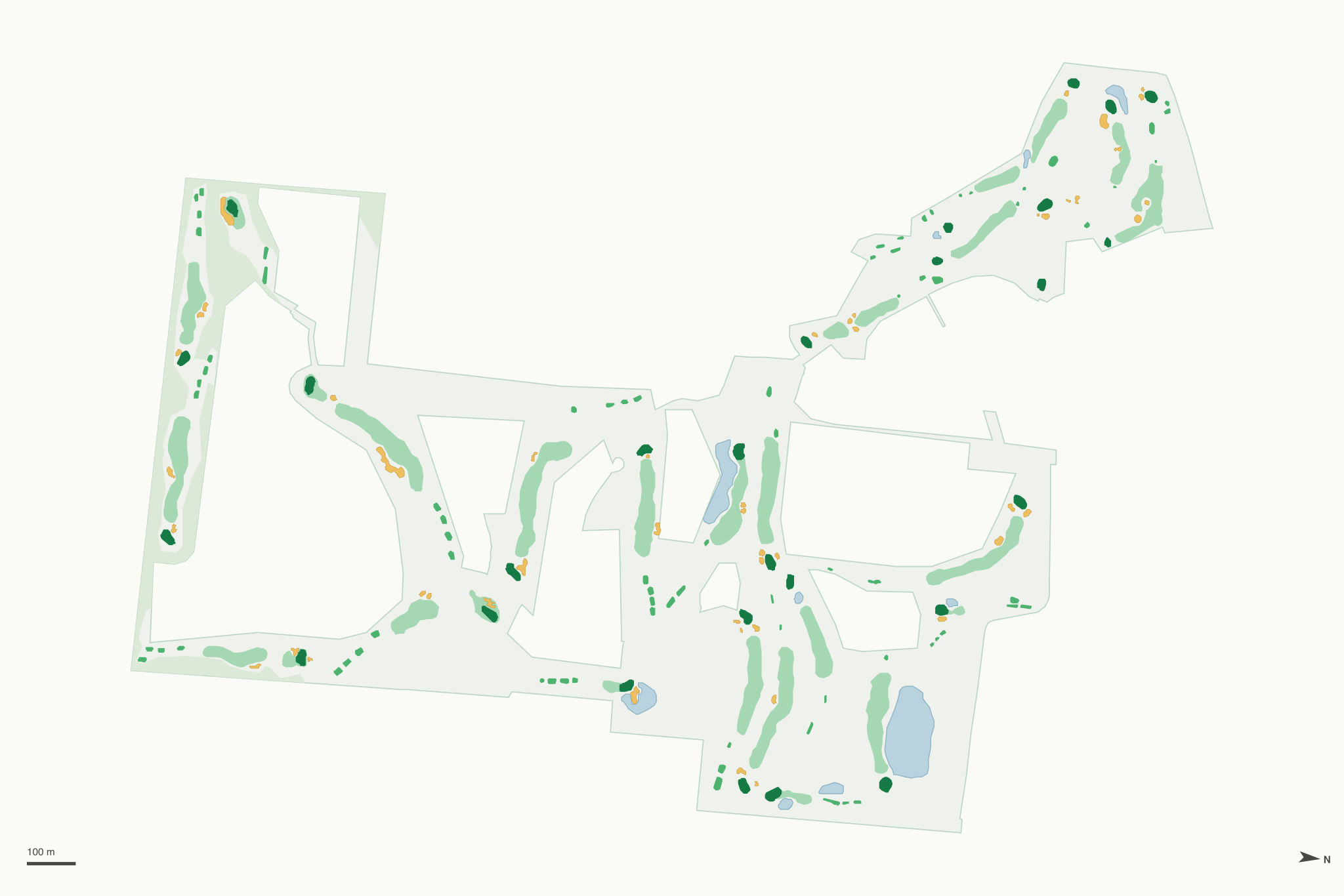 Map of Christmas Mountain Village Golf Club