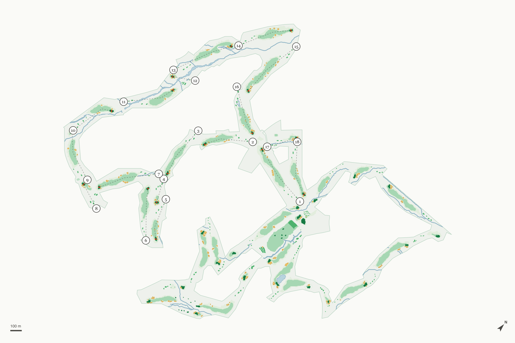 Map of The Club at ArrowCreek