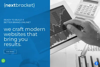 Screenshot of the nextbracket homepage