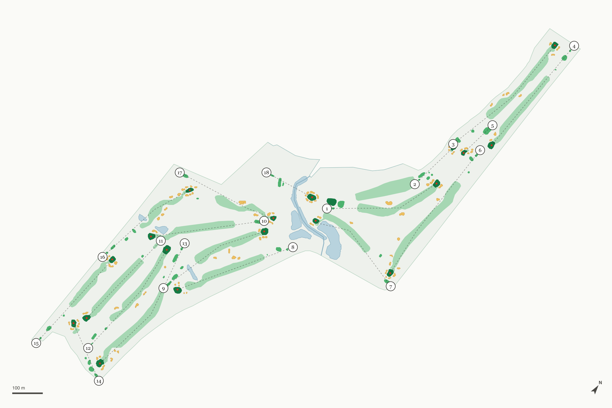 Map of Congress Lake Club