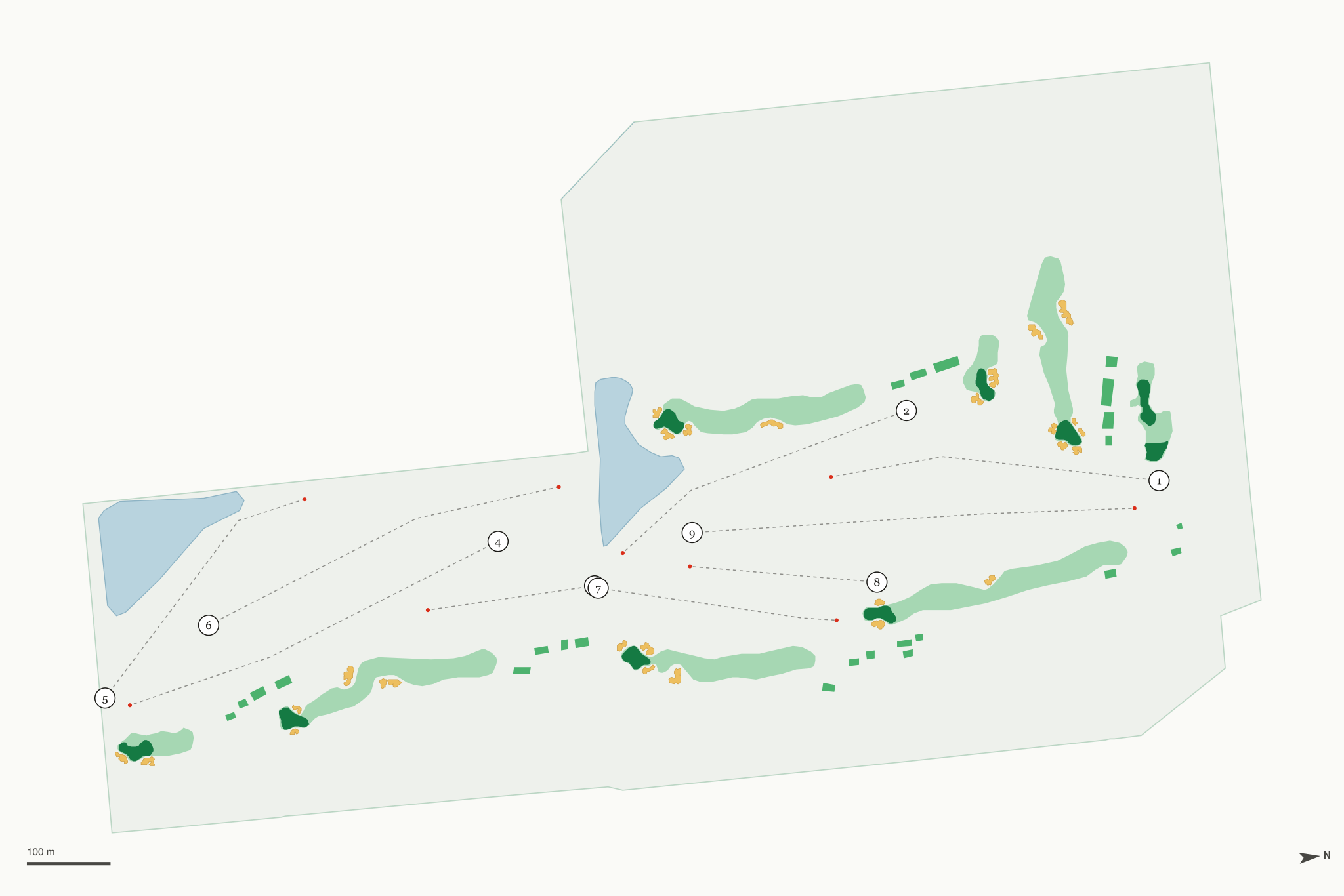 Map of Northmoor Country Club