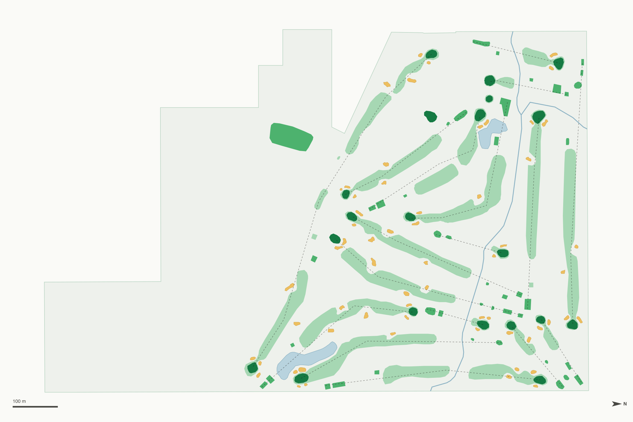 Map of Innsbrook Country Club