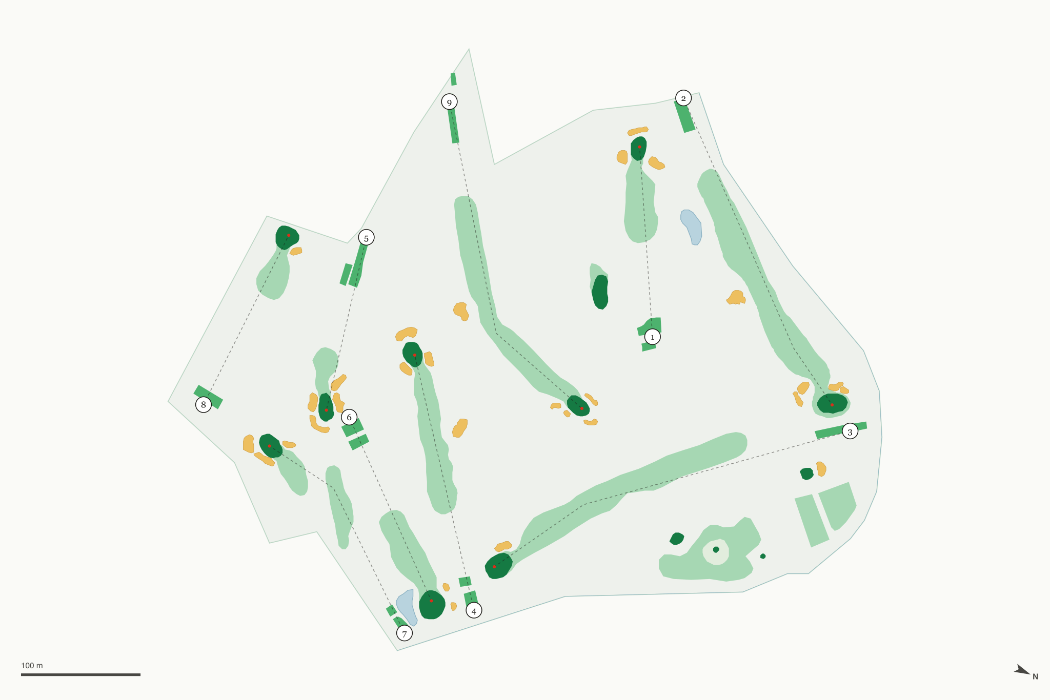 Map of Lafayette Club