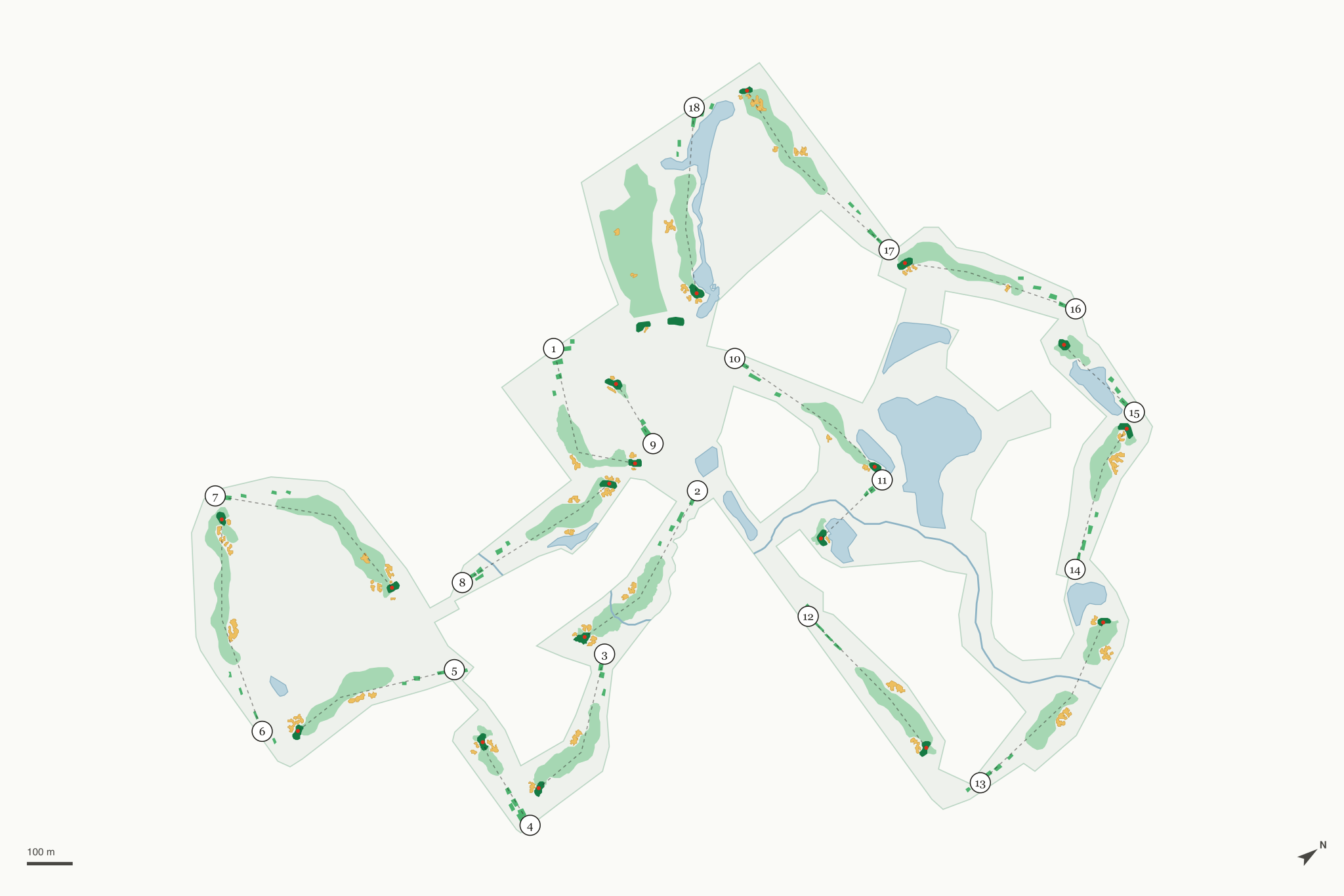 Map of Hawthorn Woods Country Club
